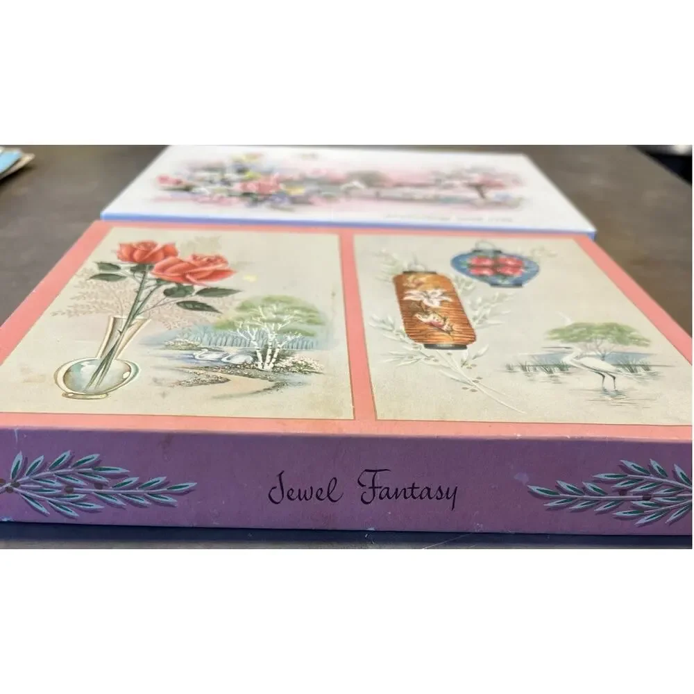 MCM Lot of 17 Assorted Cards Hallmark Quaint Shop Coronation Gibson Boxes As Is
